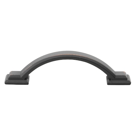 Gliderite Hardware 3 in. Center to Center Oil Rubbed Bronze Arched Square Cabinet Pull - 4355-ORB, 5PK 4355-ORB-5